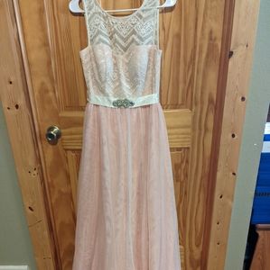 Peachy Blush Nights by Teeze Me gown size 11/12